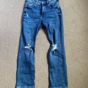 Straight high waisted jeans from H&M, size 4